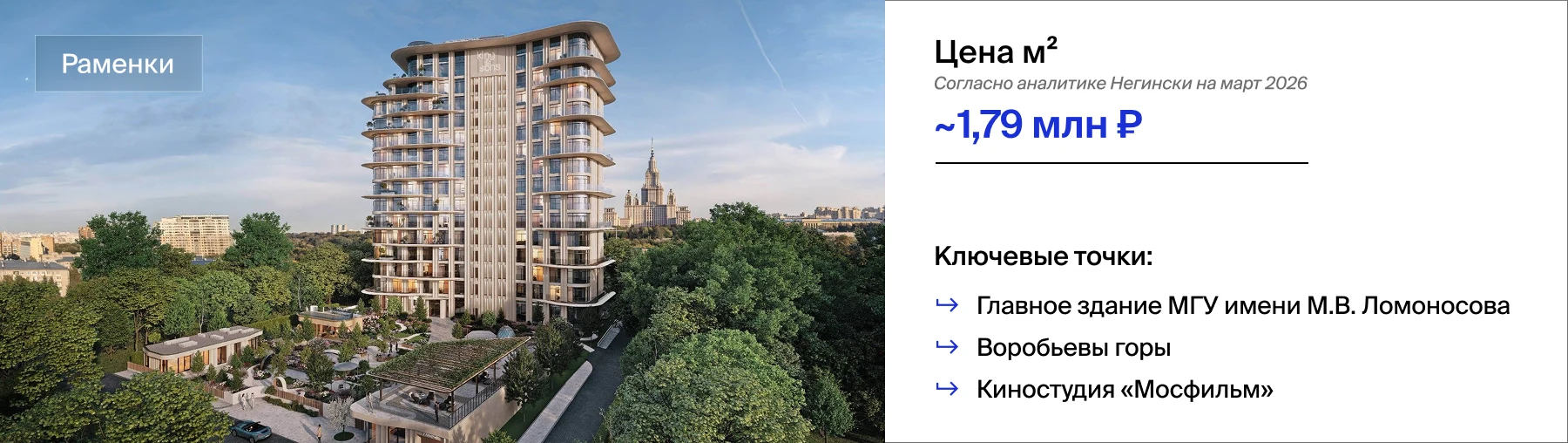 Элитная недвижимость в Раменках