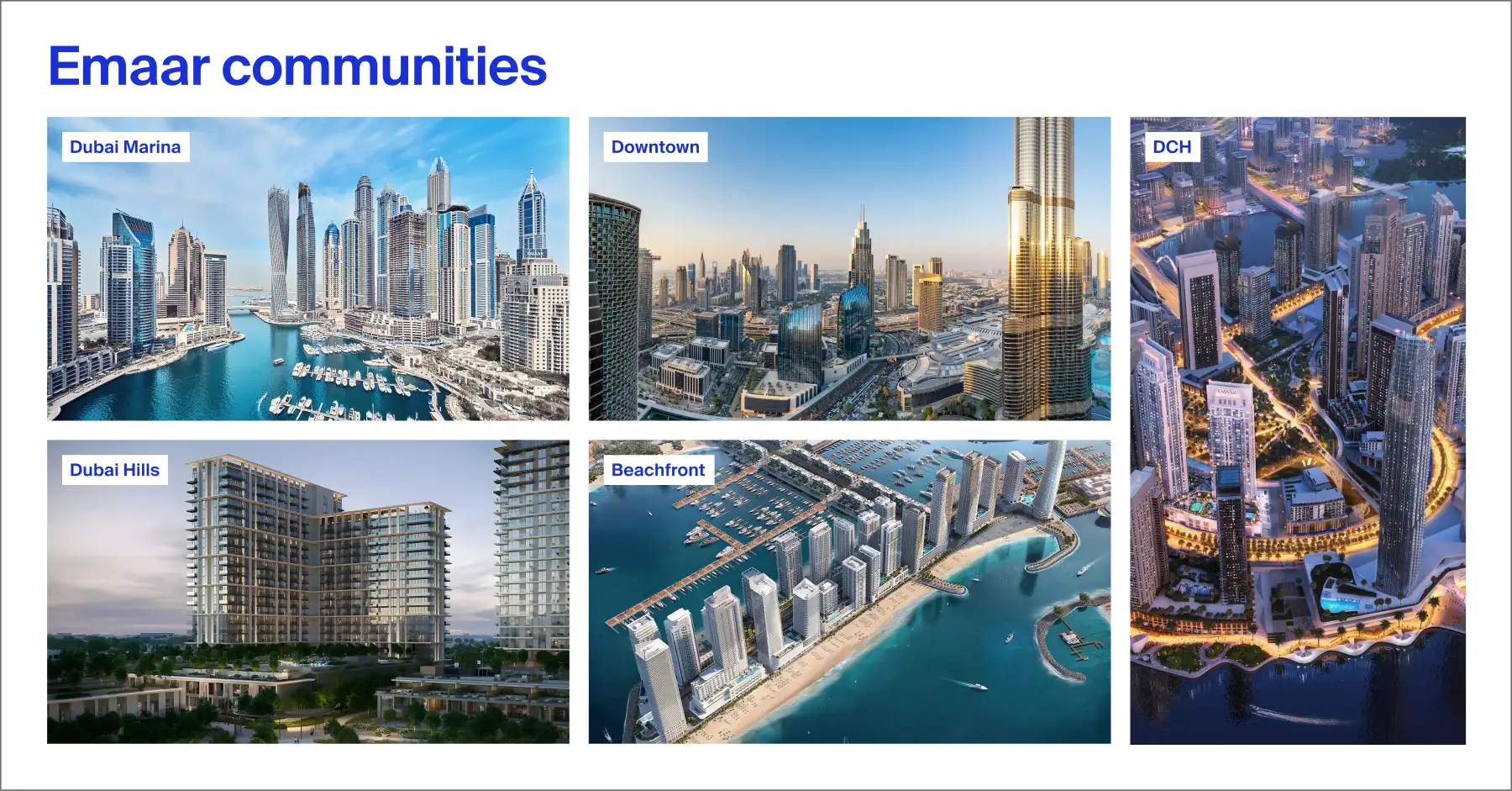 Emaar master communities